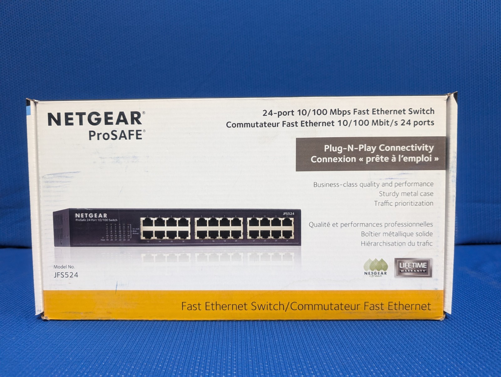 NETGEAR JGS524 ProSafe 24-Ports Gibabit Ethernet Switch