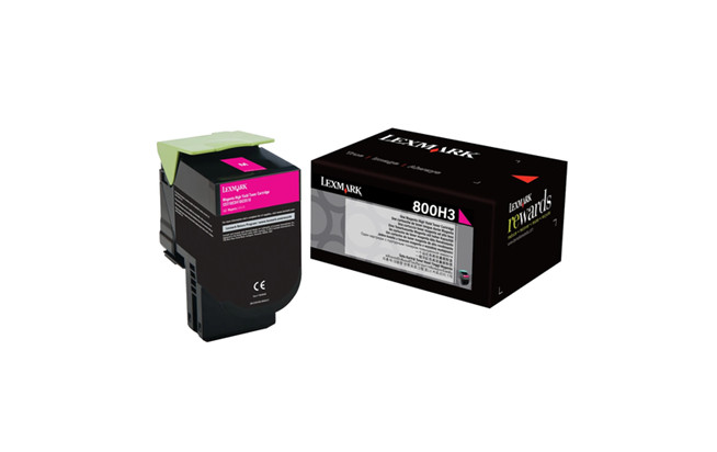 Lexmark 800h3 Magenta High Yield Toner Cartridge