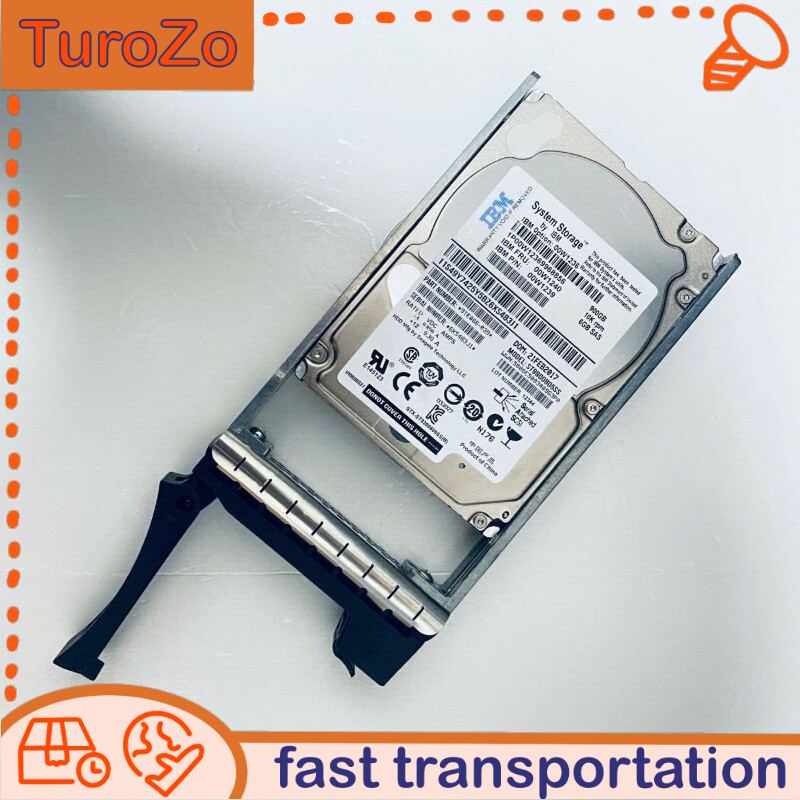 IBM 00W1236 00W1240 00W1239 900GB SAS 6Gbps 10K RPM 2.5" Hard Drive for DS3524
