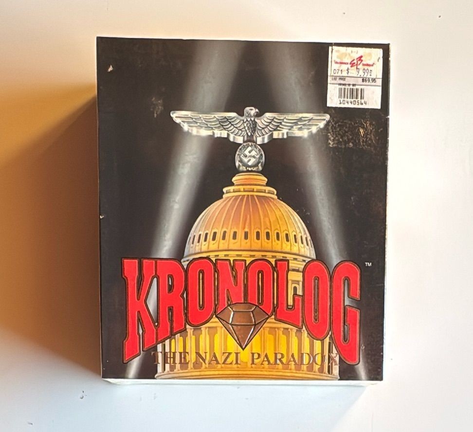 Castleworks Gameware Kronolog The Nazi Paradox PC Big Box 1993 Castleworks