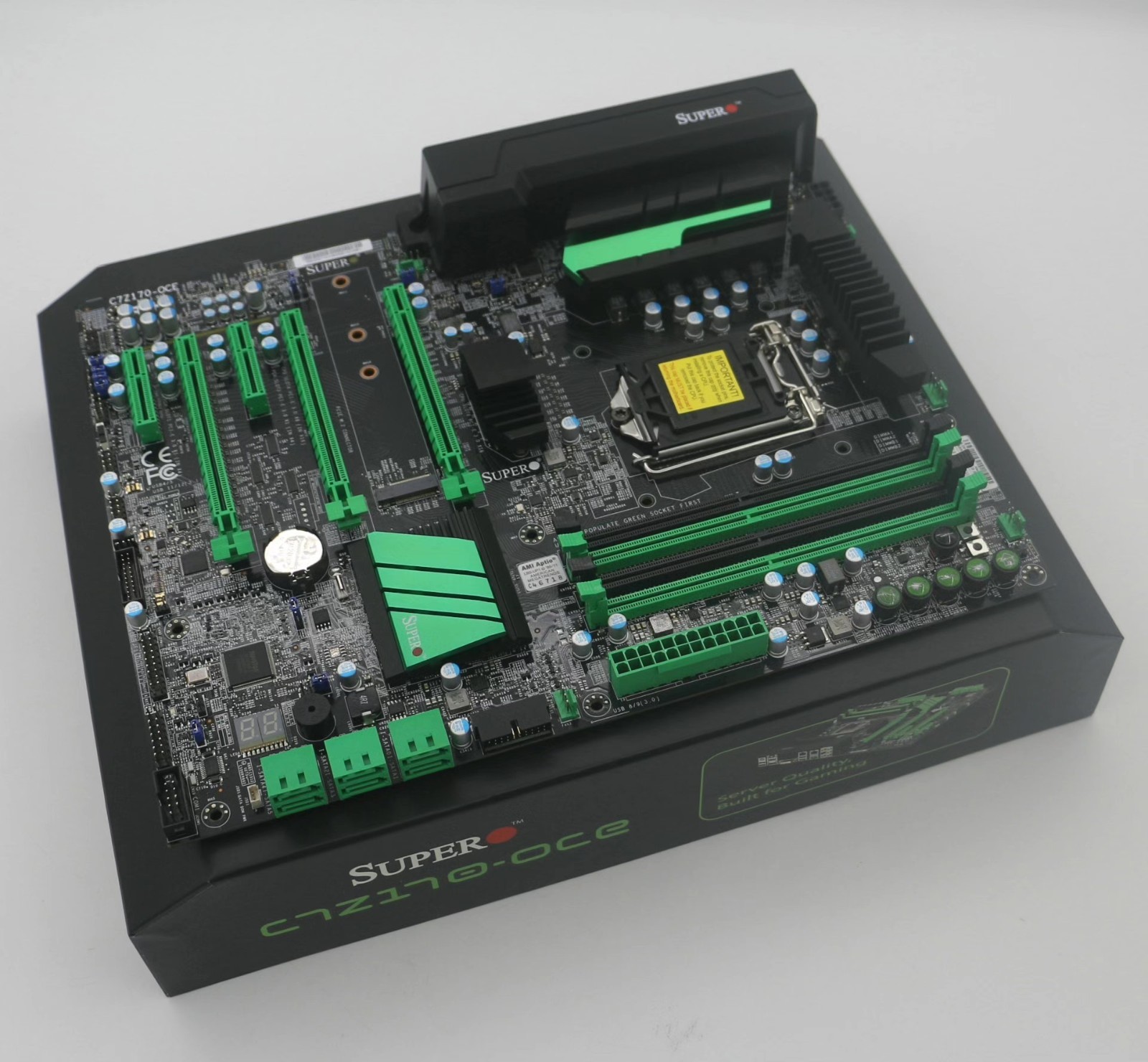 FOR Supermicro C7Z170-OCE DDR3*4 LGA 1150 32GB HDMI DVI VGA Ｍotherboard Test OK