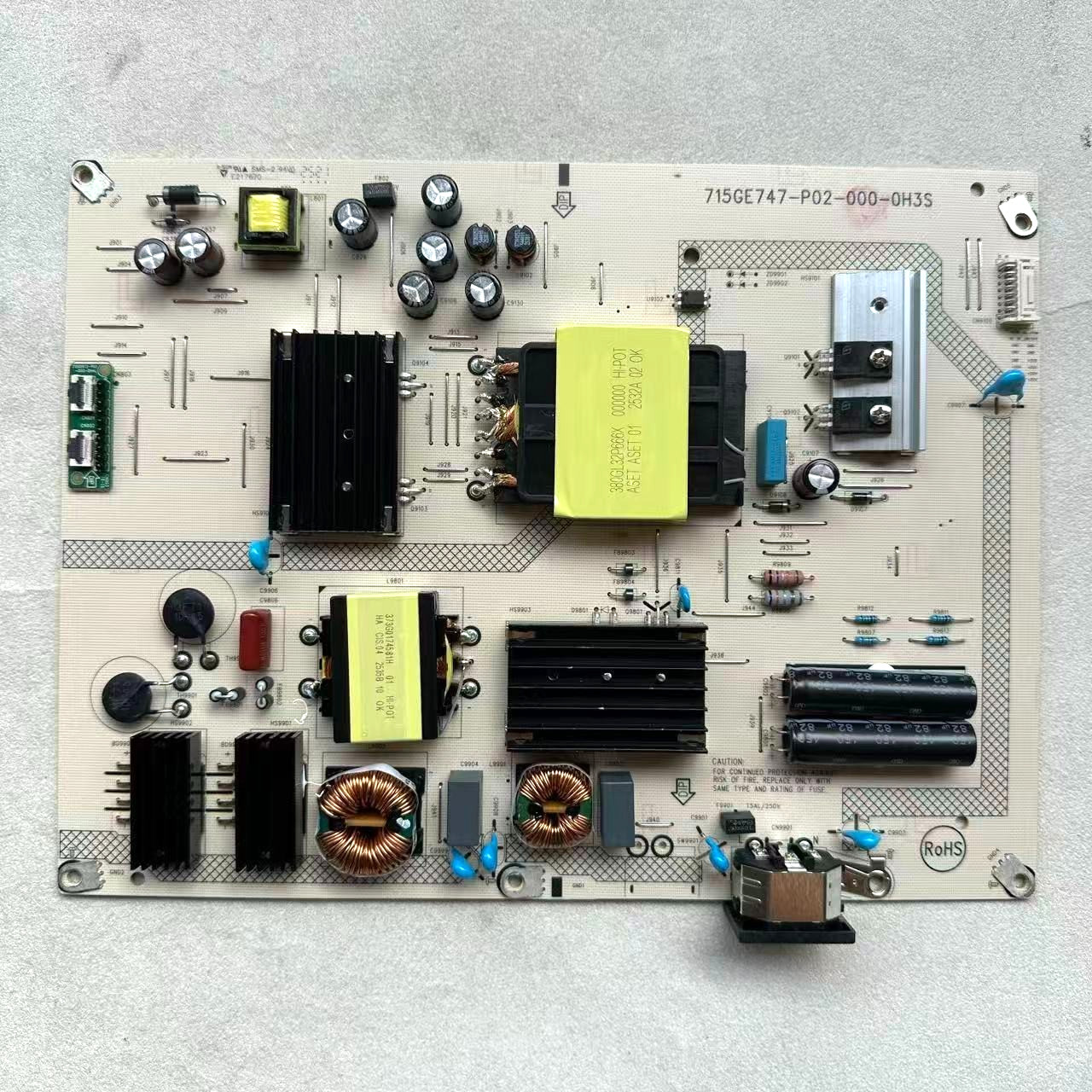 Phillips 32B1U3900 Power Supply Board 715GE747-P02-000-0H3S