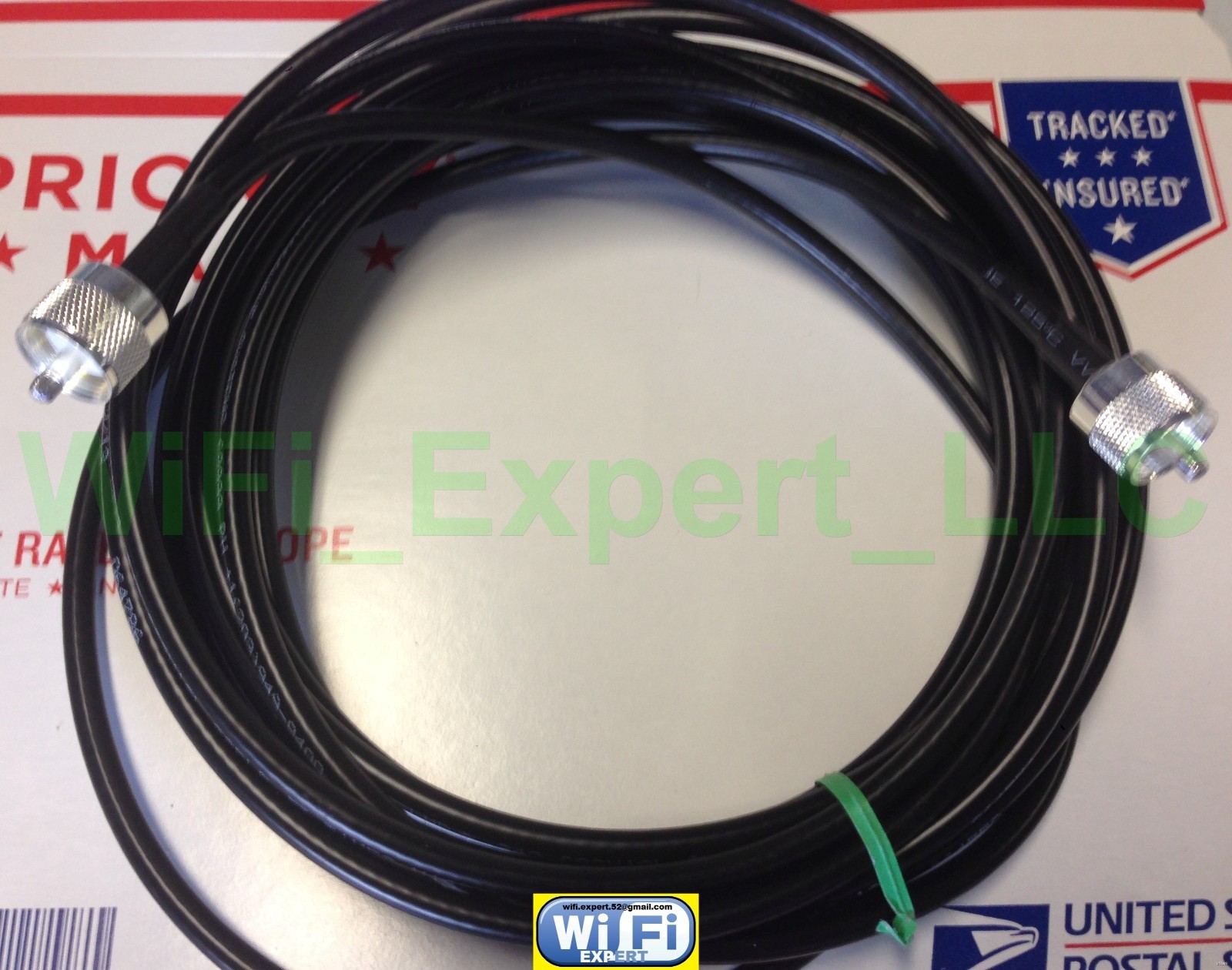 TIMES MICROWAVE ® 25 Feet LMR240UF Antenna Jumper Coax Cable PL259 Connector USA
