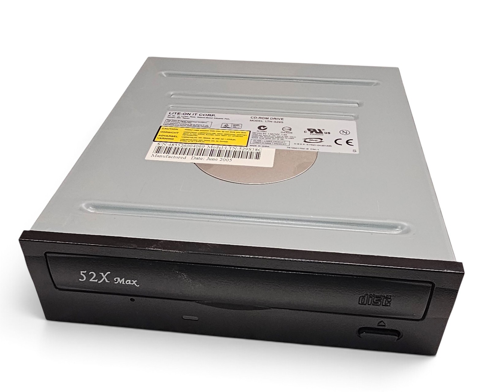 Vintage Lite-On It CD-ROM Drive LTN-529S - Tested
