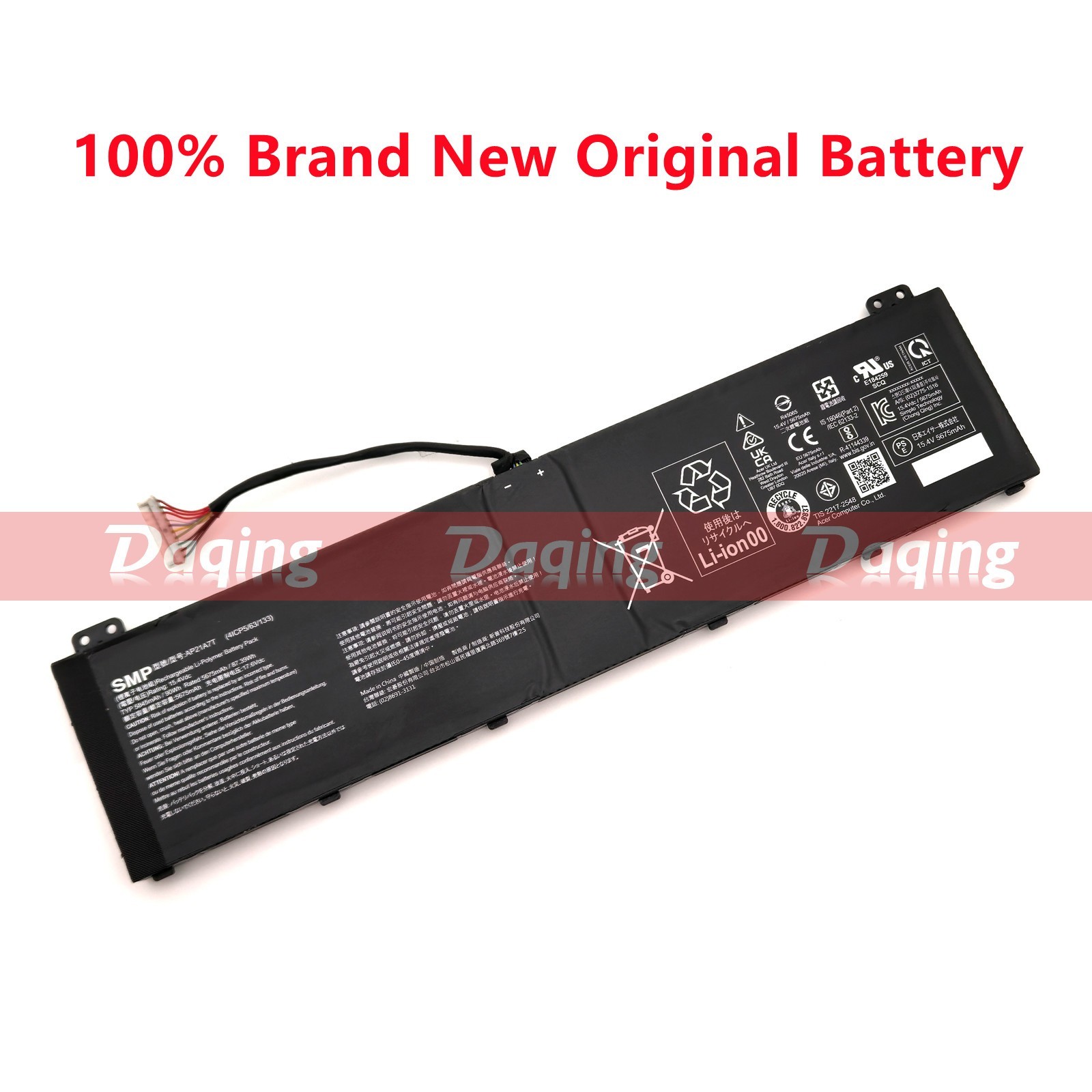 New Original AP21A8T AP21A7T OEM Battery for Acer Nitro 5 AN517-55 PH317-56