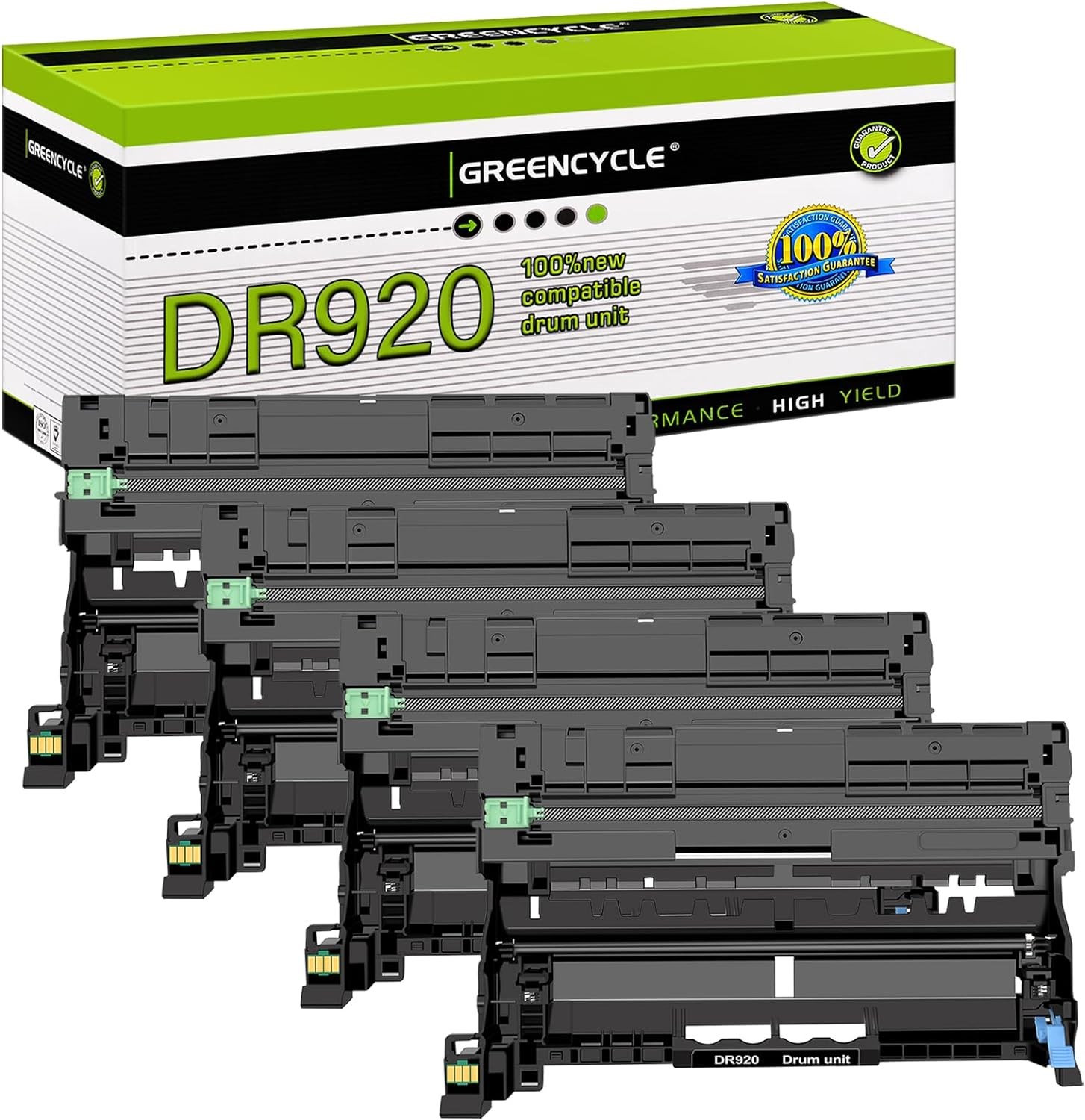 4PK High Yeild DR920 Drum Units Compatible for Brother HL-L5210DW HL-EX415DW