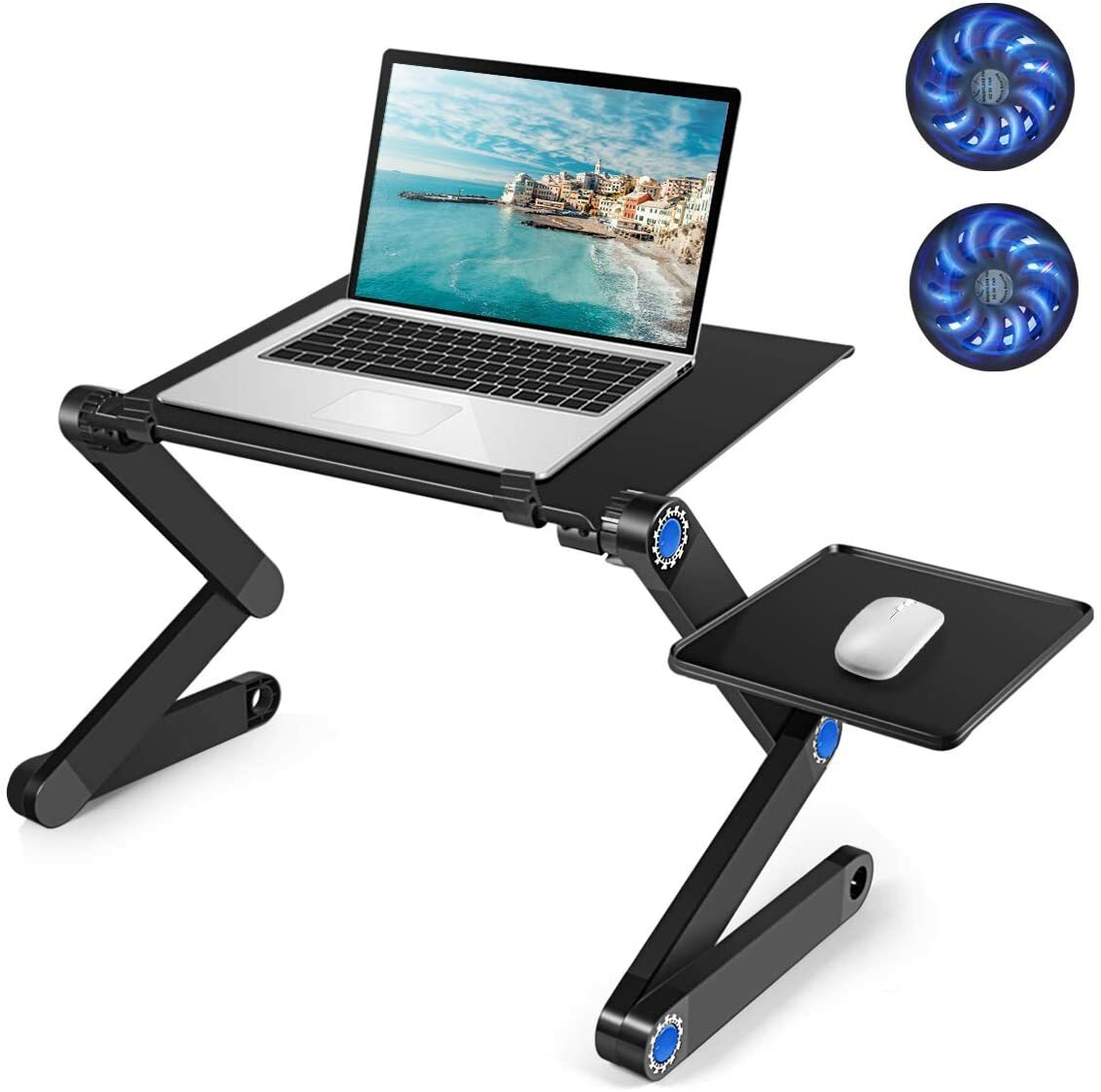 Laptop Table Adjustable Computer Stand Portable Workstation Notebook Holder 