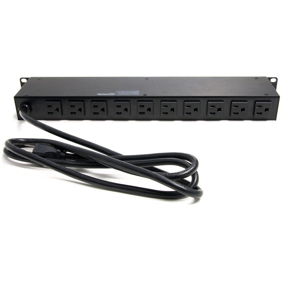StarTech 16 Port Rackmount PDU 1U 120v NEMA 5-15P 5-15R RKPW161915 Surge Protect