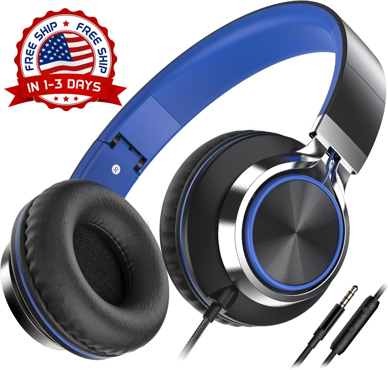 Audifonos Gamer con Microfono Para PC Conector 3.5 mm Auriculares con Cable NEW