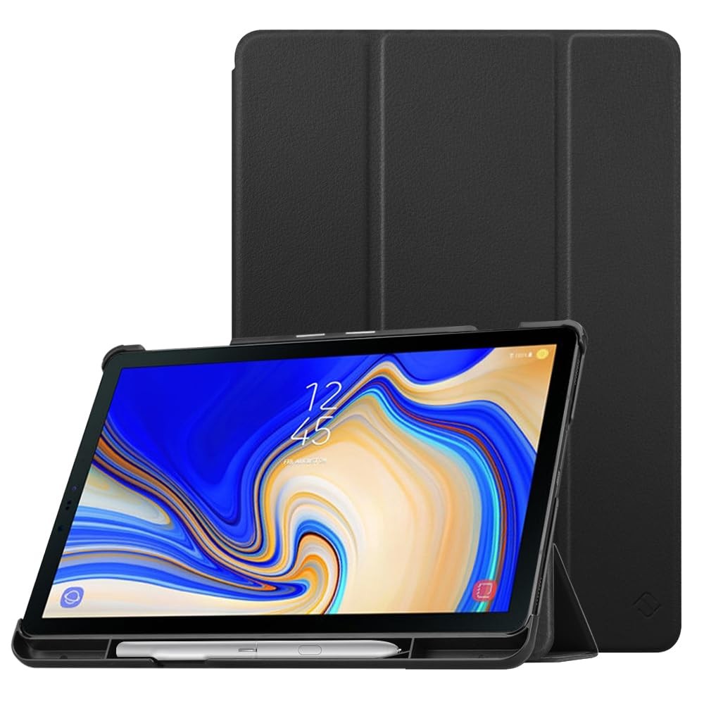 Fintie Slim Case for Samsung Galaxy Tab S4 10.5 2018 with S Pen Holder, Black 