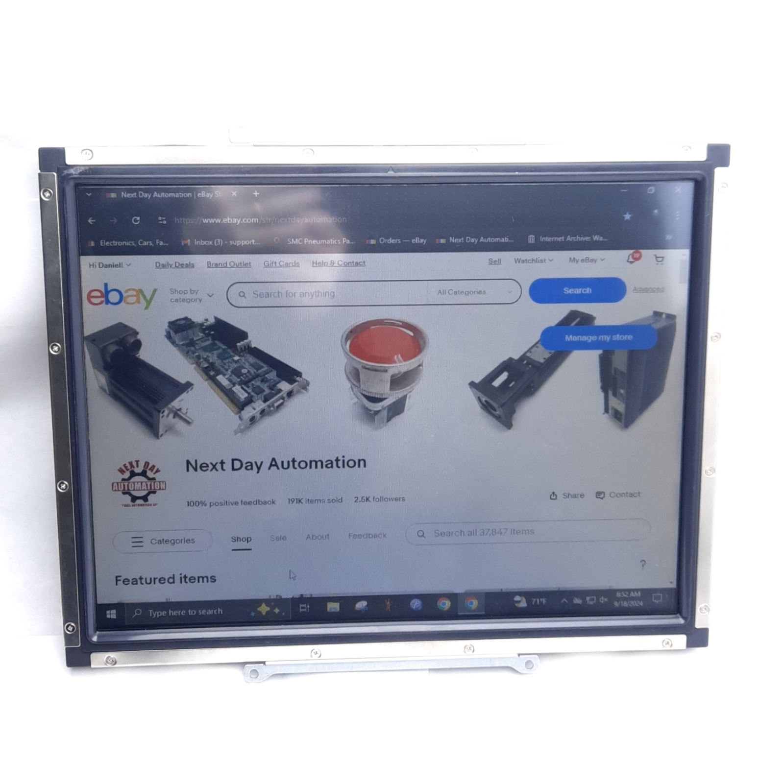 Elo ET1537L-7CWA-1-NPB-G Touch Screen Monitor 15in, 1024x768, VGA, 12VDC