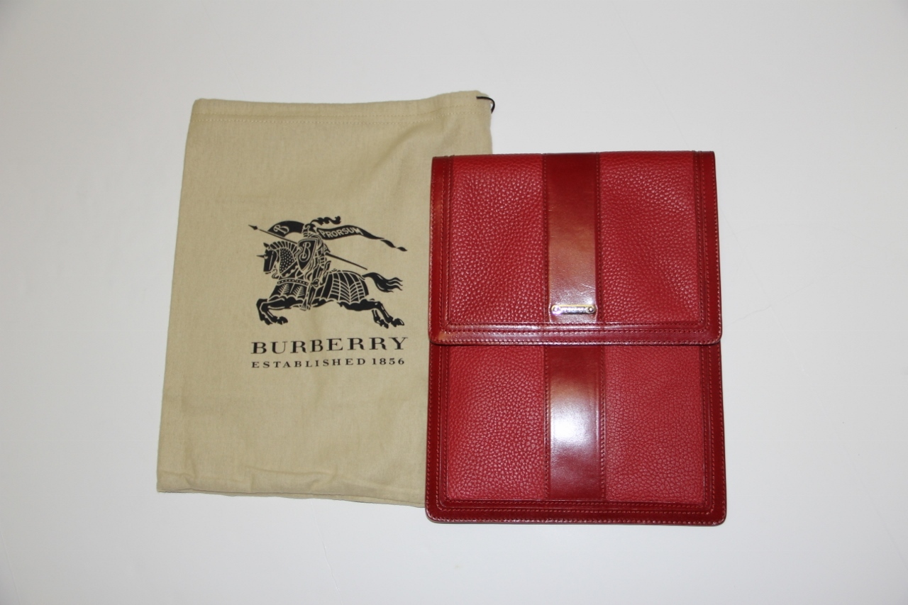 New Burberry Nova Check Red Ipad Case $425