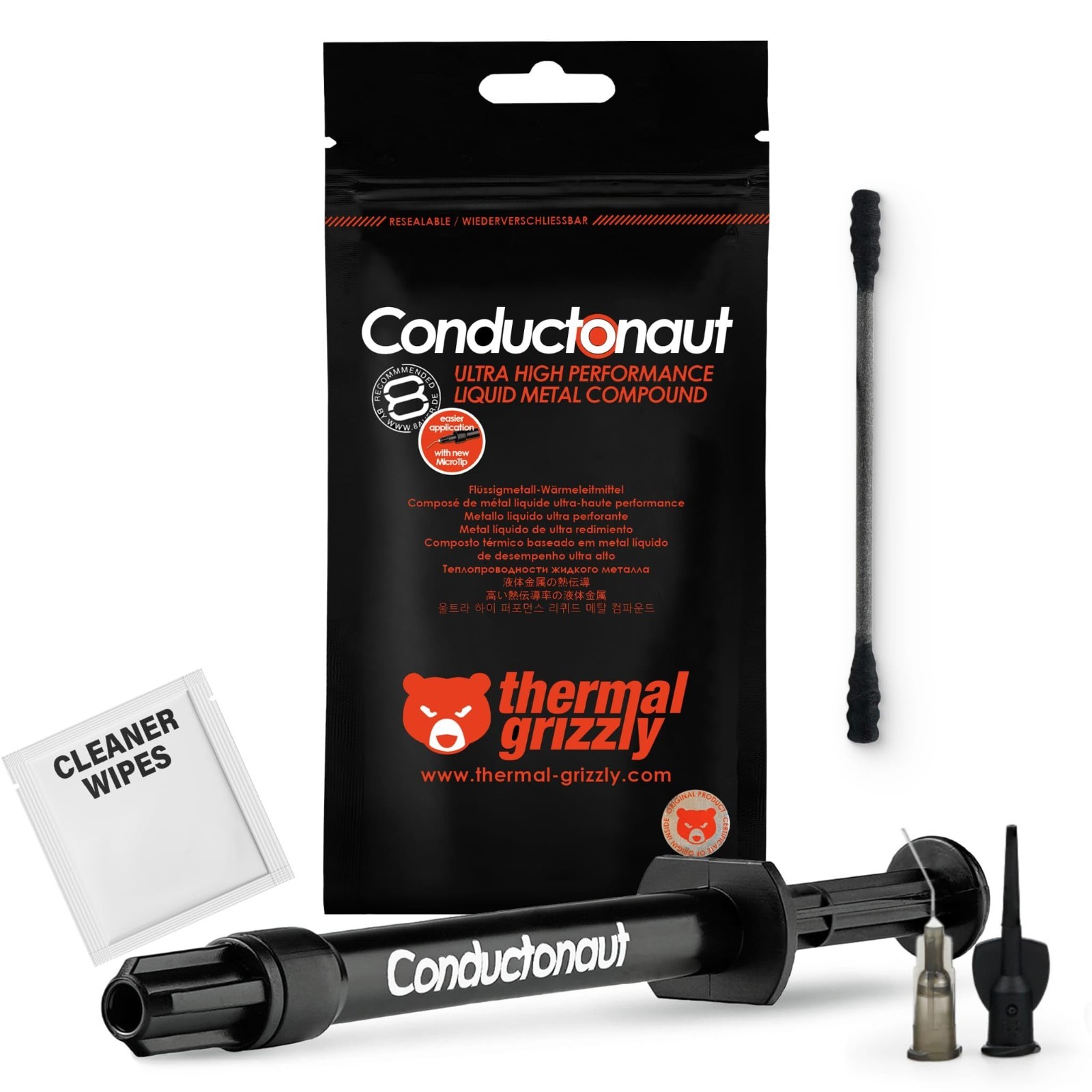 Thermal Grizzly Conductonaut - Aluminum, Thermal Paste Based on Liquid Metal 1g