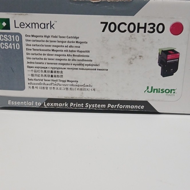 Genuine Lexmark 71C0H30 Magenta HY Toner - NEW SEALED