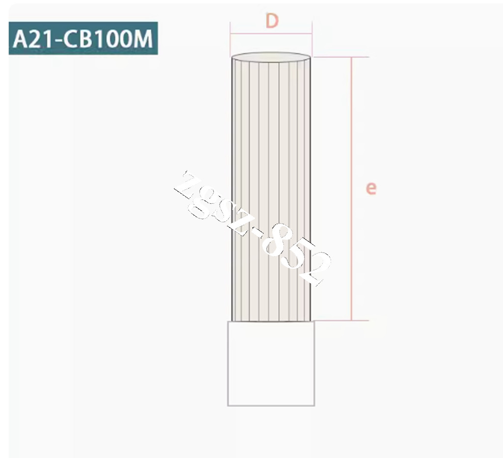 1PC ceramic fiber brush white A21-CB100M diameter 100mm brush length 75mm