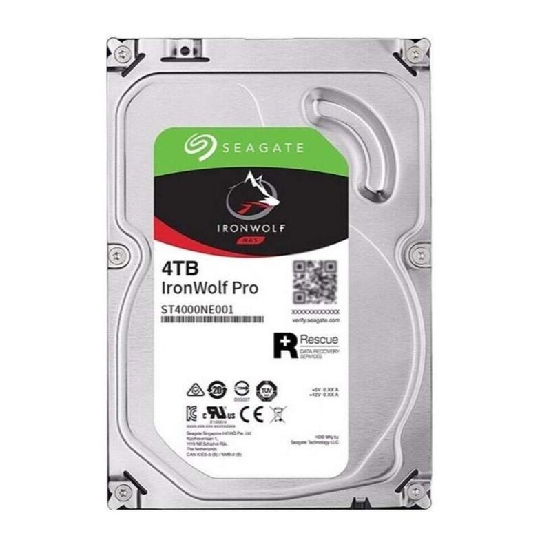 Seagate IronWolf Pro 4TB ST4000NE001 7200RPM 256MB SATA 3.5" NAS HDD Hard Drive