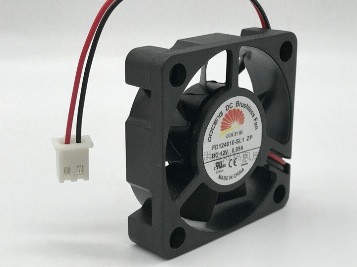 1PC   4CM 40mm ultra-quiet cooling fan 2pin FD124010-SL1 ZP DC12V 0.09A 4010