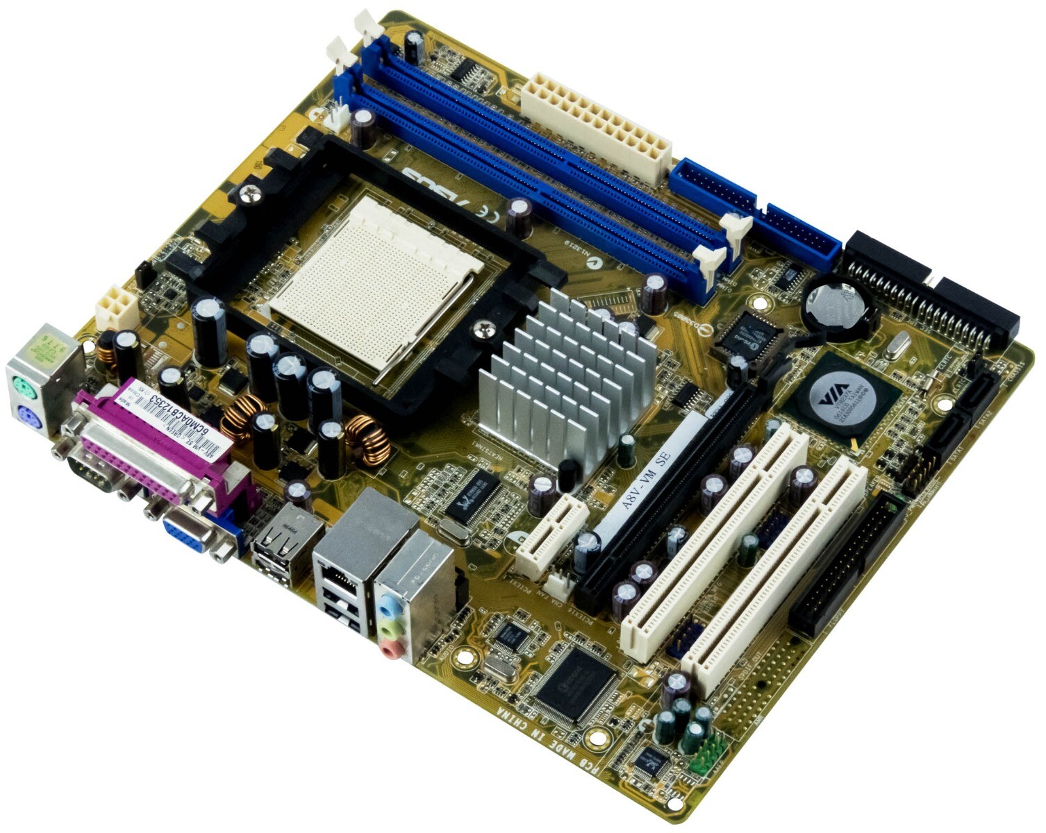 Motherboards ASUS A8V-VM SE s.939 DDR mATX
