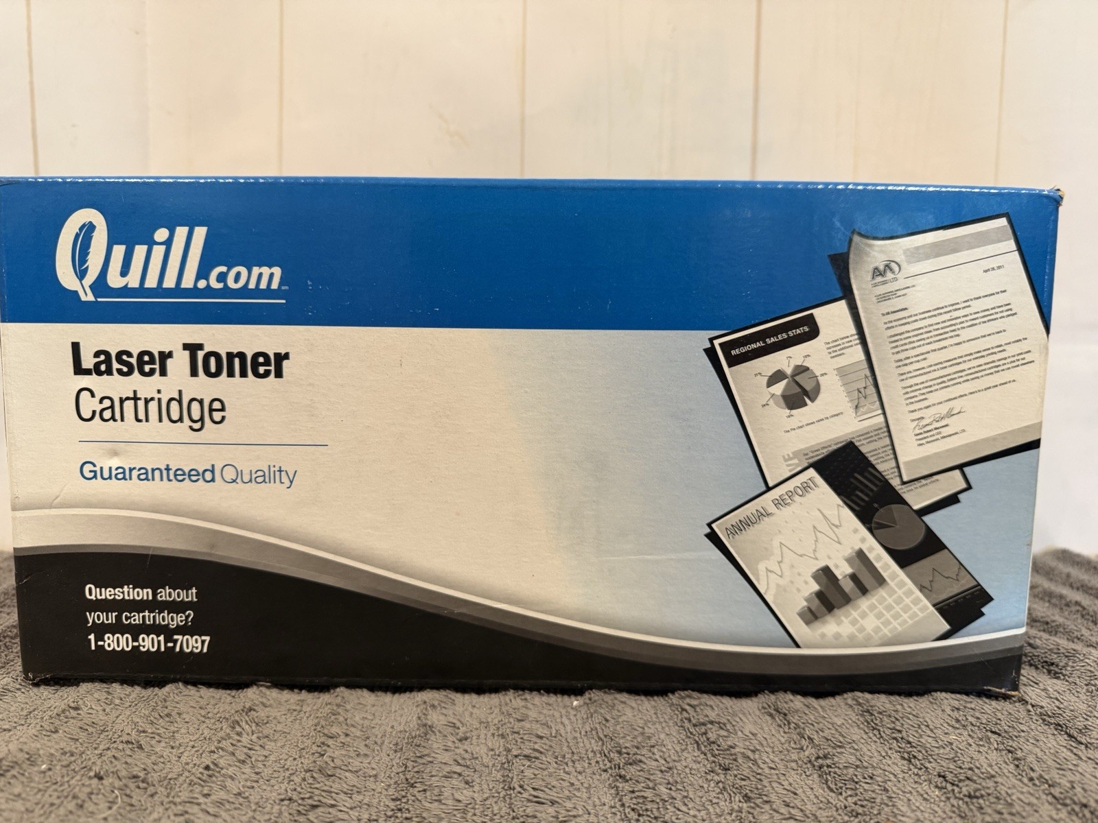 Quill Brand 2012 Sealed Black Laser Toner Cartridge Replaces HP CE285A Fast Ship