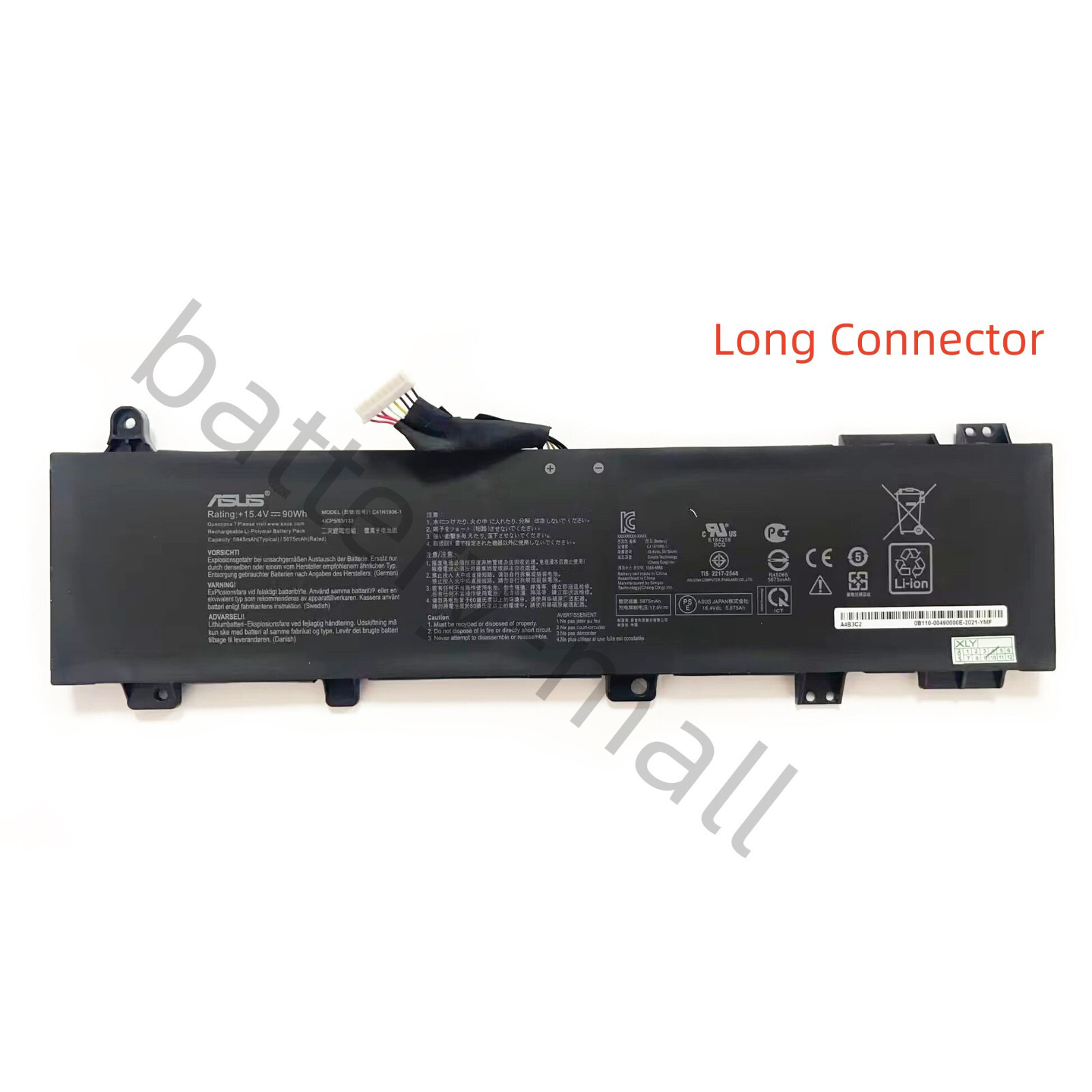 Genuine C41N1906 C41N1906-1 90W Battery For Asus TUF Gaming FA706IU FX506 FA506