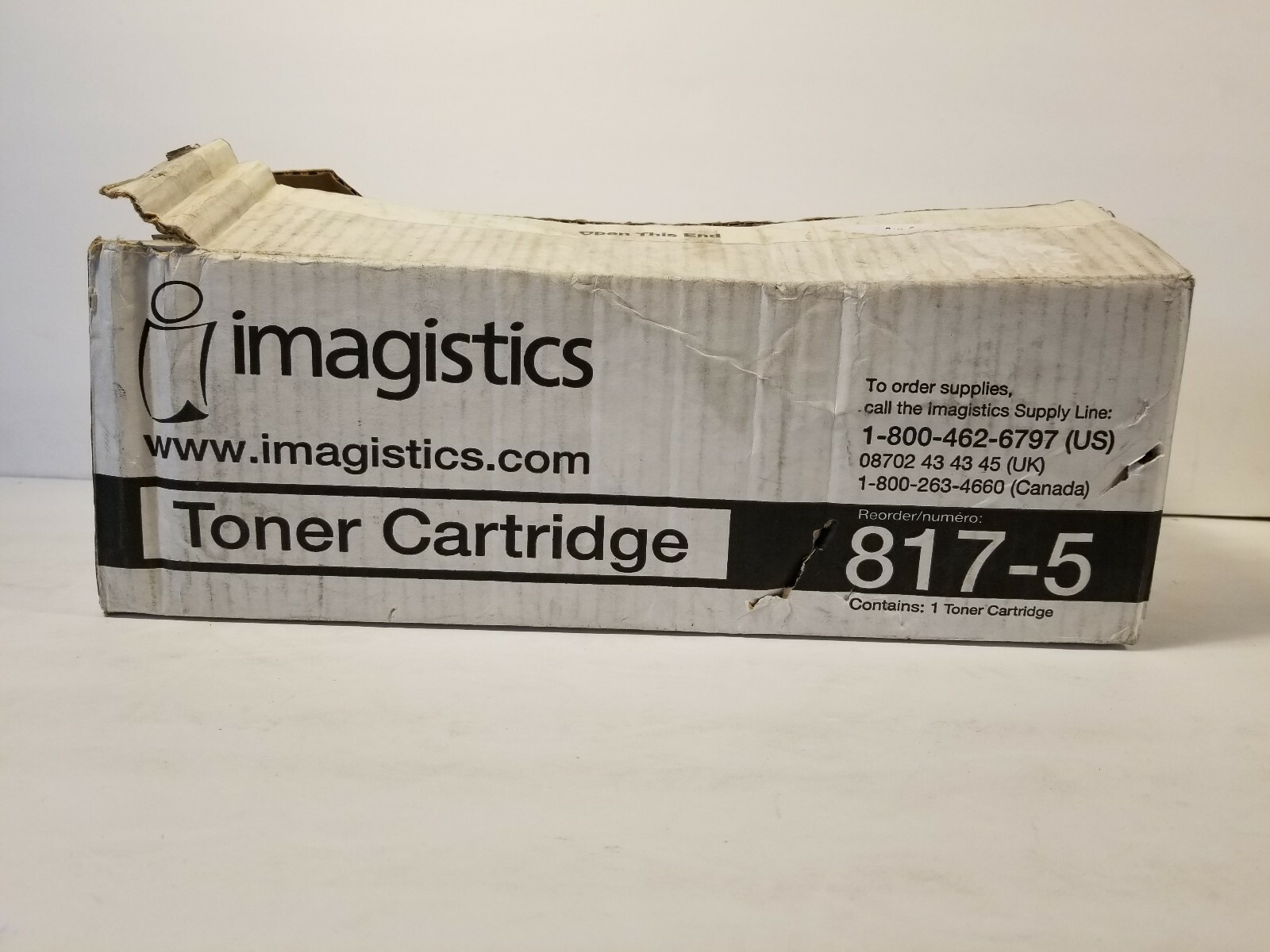 Imagistics 817-5 - Black Ink Toner - OEM Genuine - ix2600 2500 1500 031013 - NEW