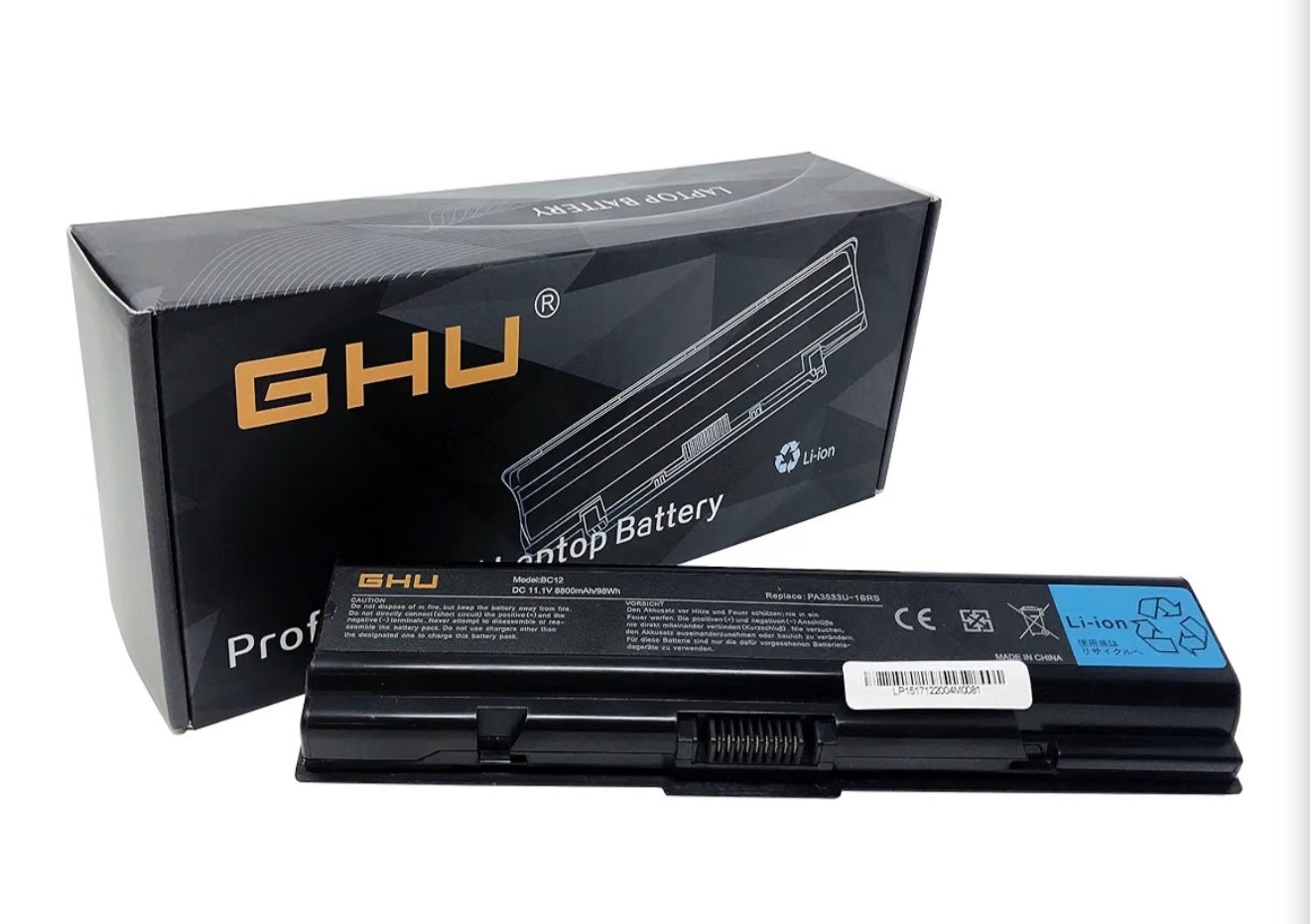 GHU New Battery 98 WH PA3727U-1BAS PA3727U-1BRS Compatible for Toshiba Satellite