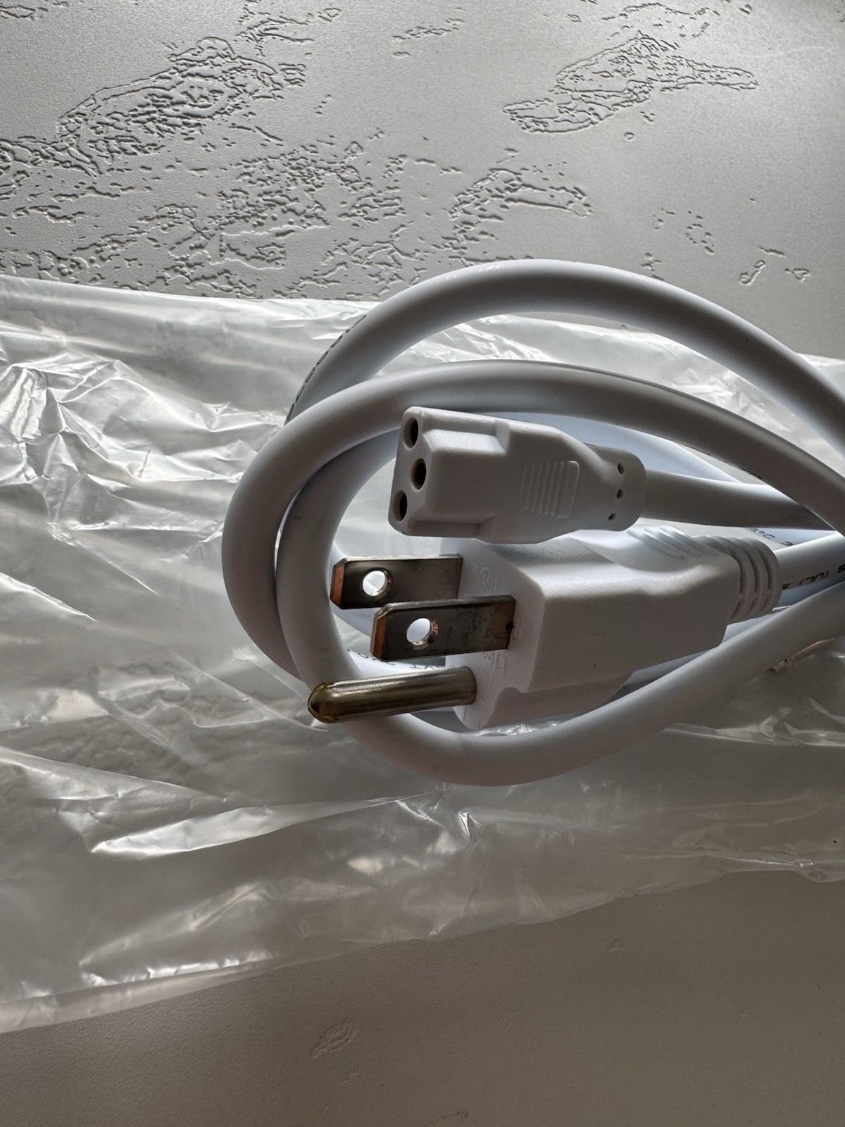 6-Pack 6FT White IEC C13 Computer Power Cord NEMA 5-15P 18AWG NEW