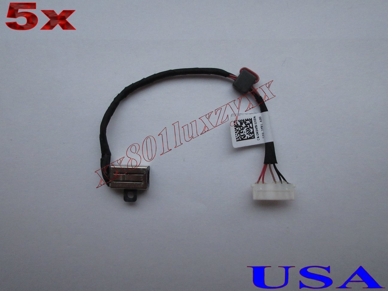 5x DC Power Jack Connector Cable Harness For Dell Inspiron 5555/5558 0KD4T9