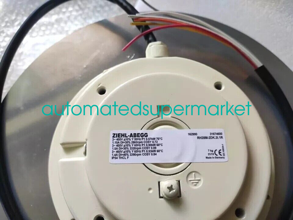 1PC NEW ZIEHL-ABEGG RH28M-2DK.3I.1R 400V Equipment cooling fan by DHL/FedEX