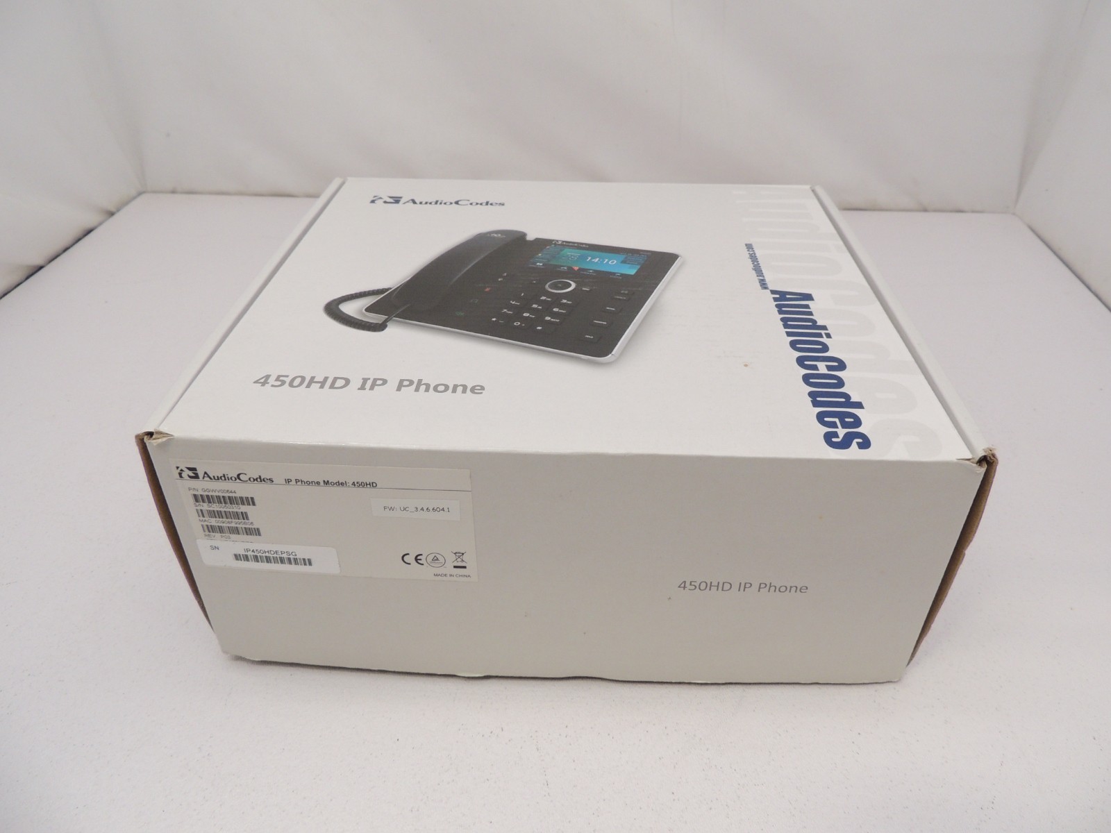 Barely Used AudioCodes 450HD IP phone Model 450HD SIP Tested Reset