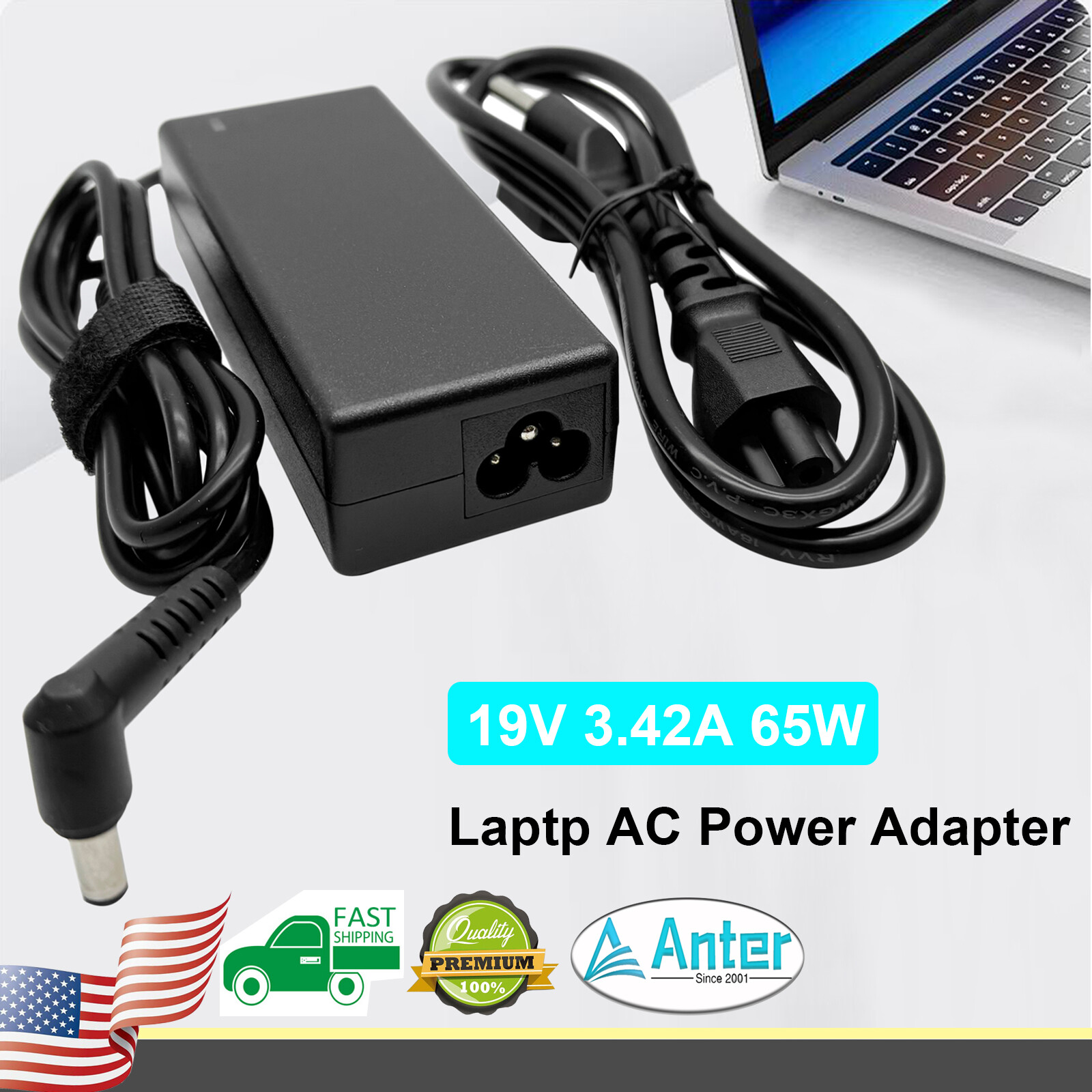 AC Adapter Charger Power For Toshiba Satellite C55-A5282 C55-A5285 C55-A5286