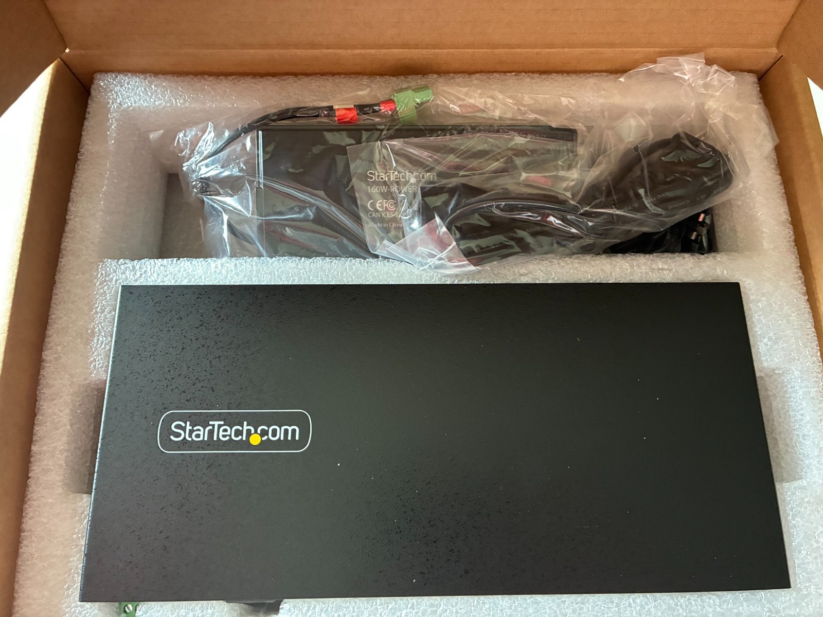 NEW StarTech 16-Port Industrial USB 5Gbps Hub w/ Power Adapter BLACK $439
