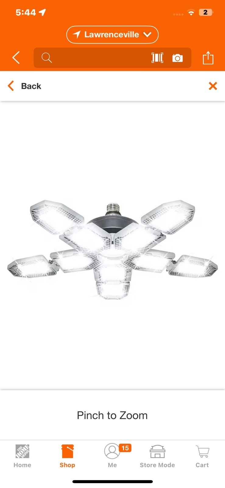 Beyond Bright Super Nova Garage LED Light Ultra-bright Panel NEW