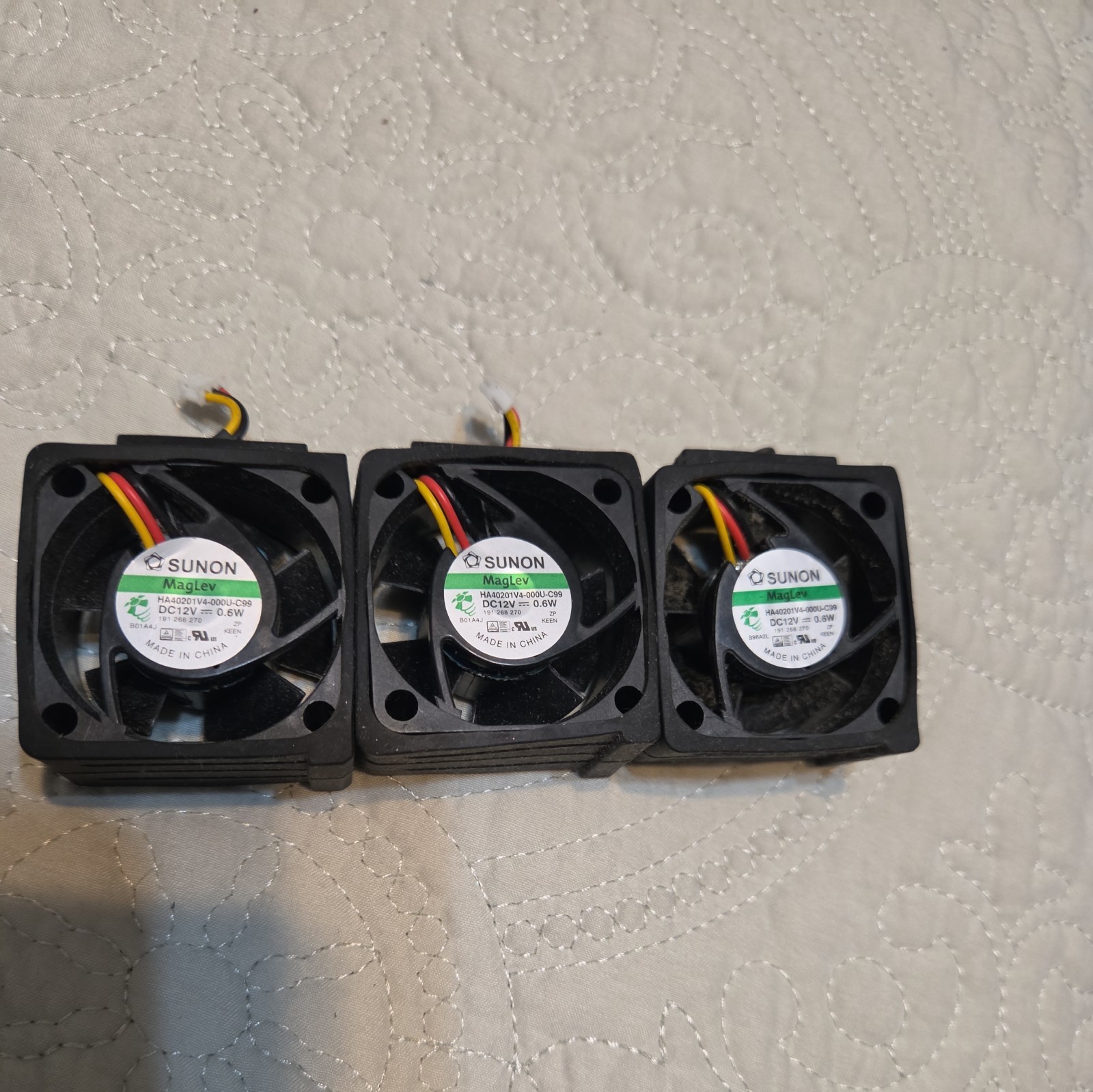 Sunon HA40201V4-000U-C99  12V 0.6W ultra silent cooling fan