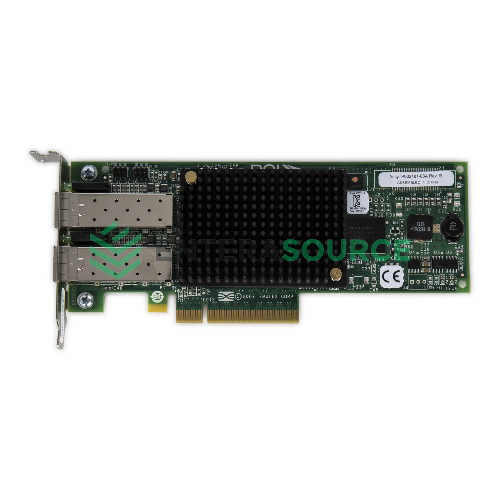 Sun 7053434 LPE12002 Dual Port 8GB FC PCI-E Host Bus Adapter