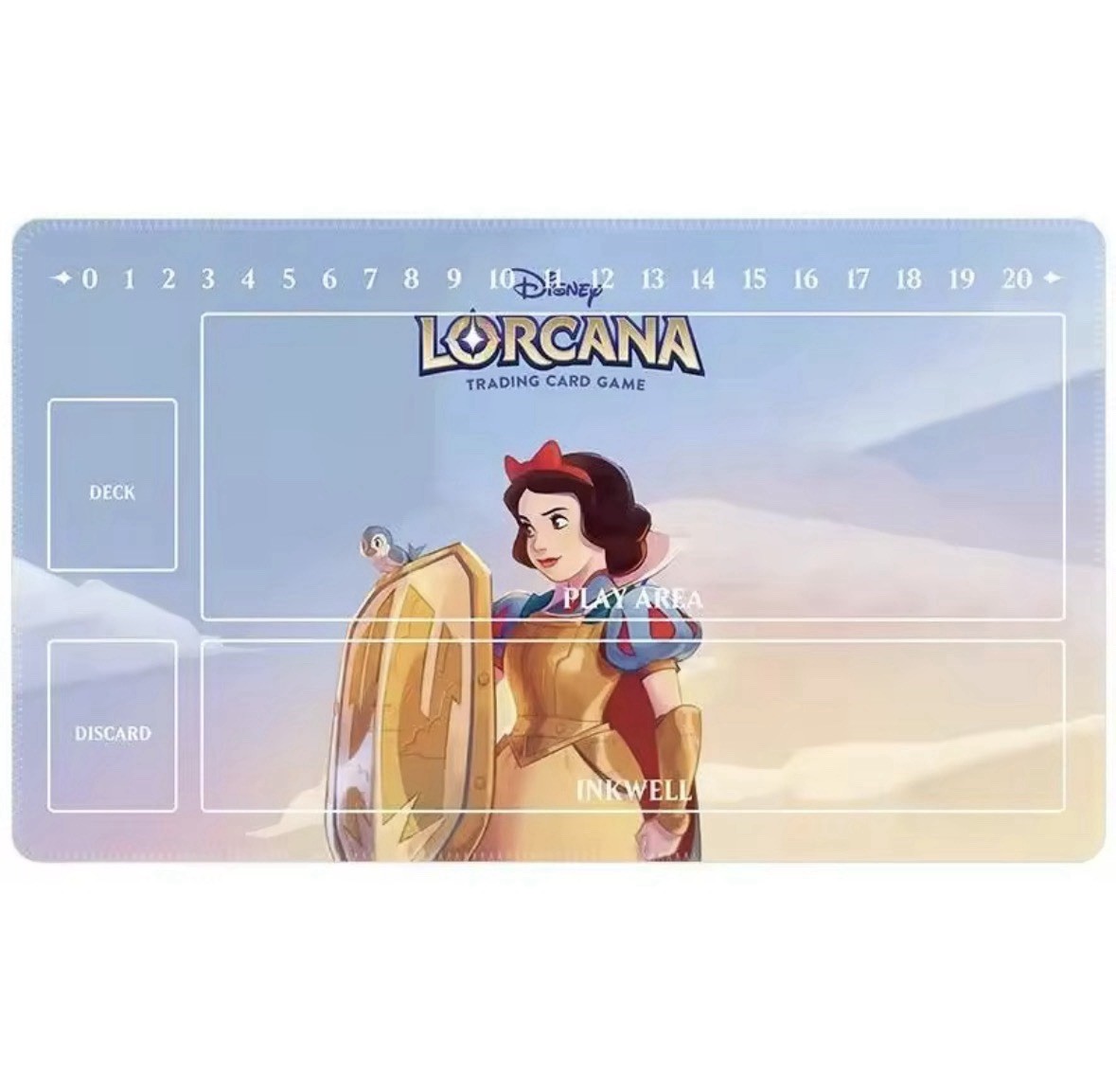 Disney Lorcana Custom Playmat Snow White Fair Hearted Keyboard Mousepad 24”