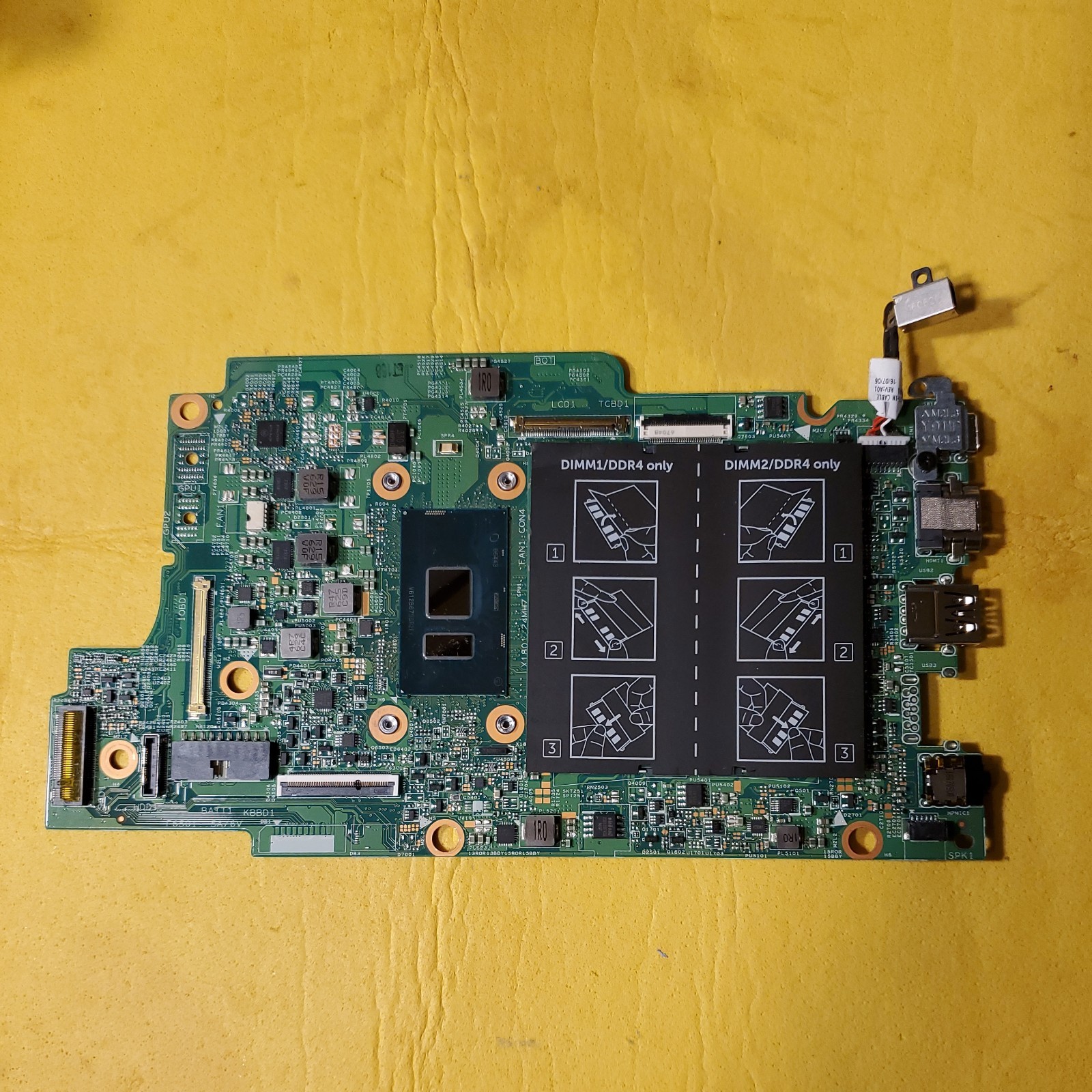 Original Used Dell Inspiron 13-7368 i5-6200U 2.3GHz Motherboard 0X6C95 Tested