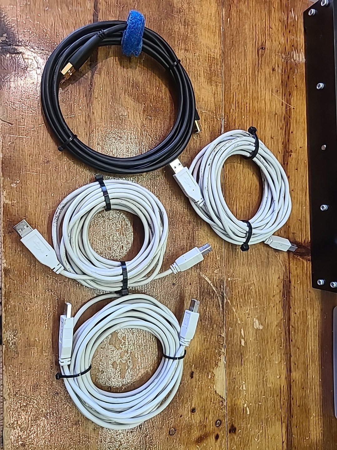 Lot Of 4 Long Usb Cables