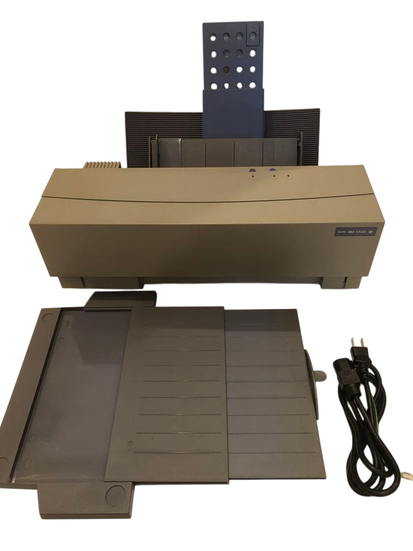  ALPS MD-5500 MicroDry Thermal Printer Power On Confirmed 002