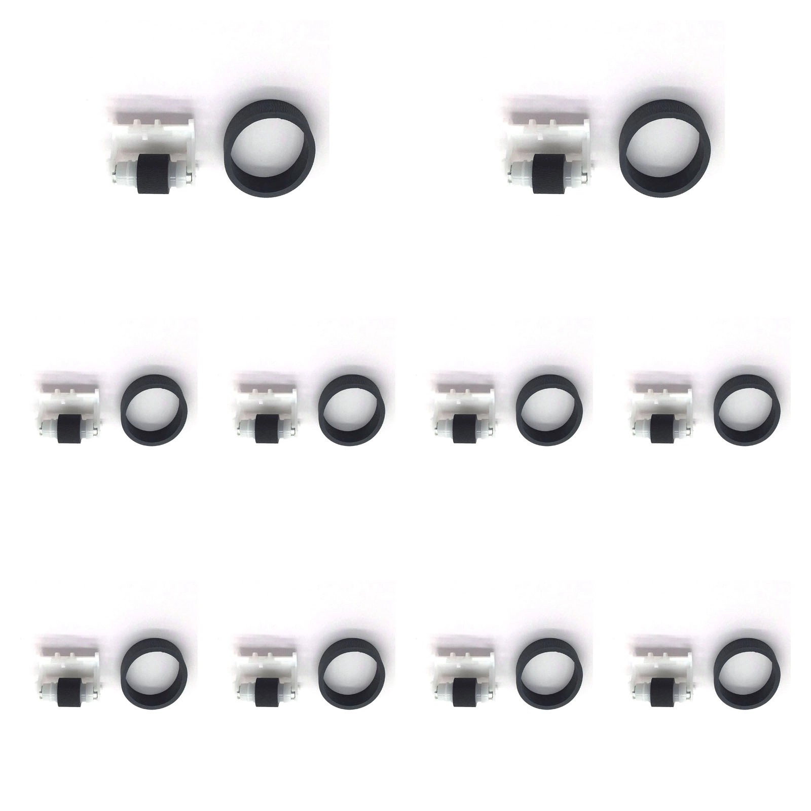 10sets Feed Separation Pickup Roller Rubber Tire For EPSON ET2950U ET4800