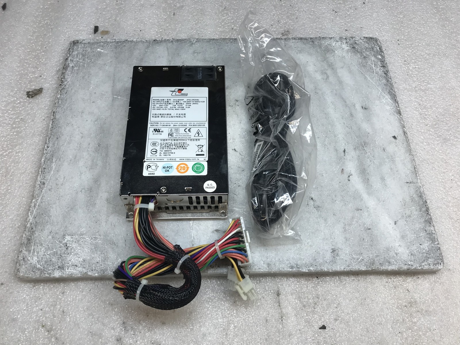 Emacs 1U 200W Power Supply H1U - 6200P for SonicWALL NSA 2600