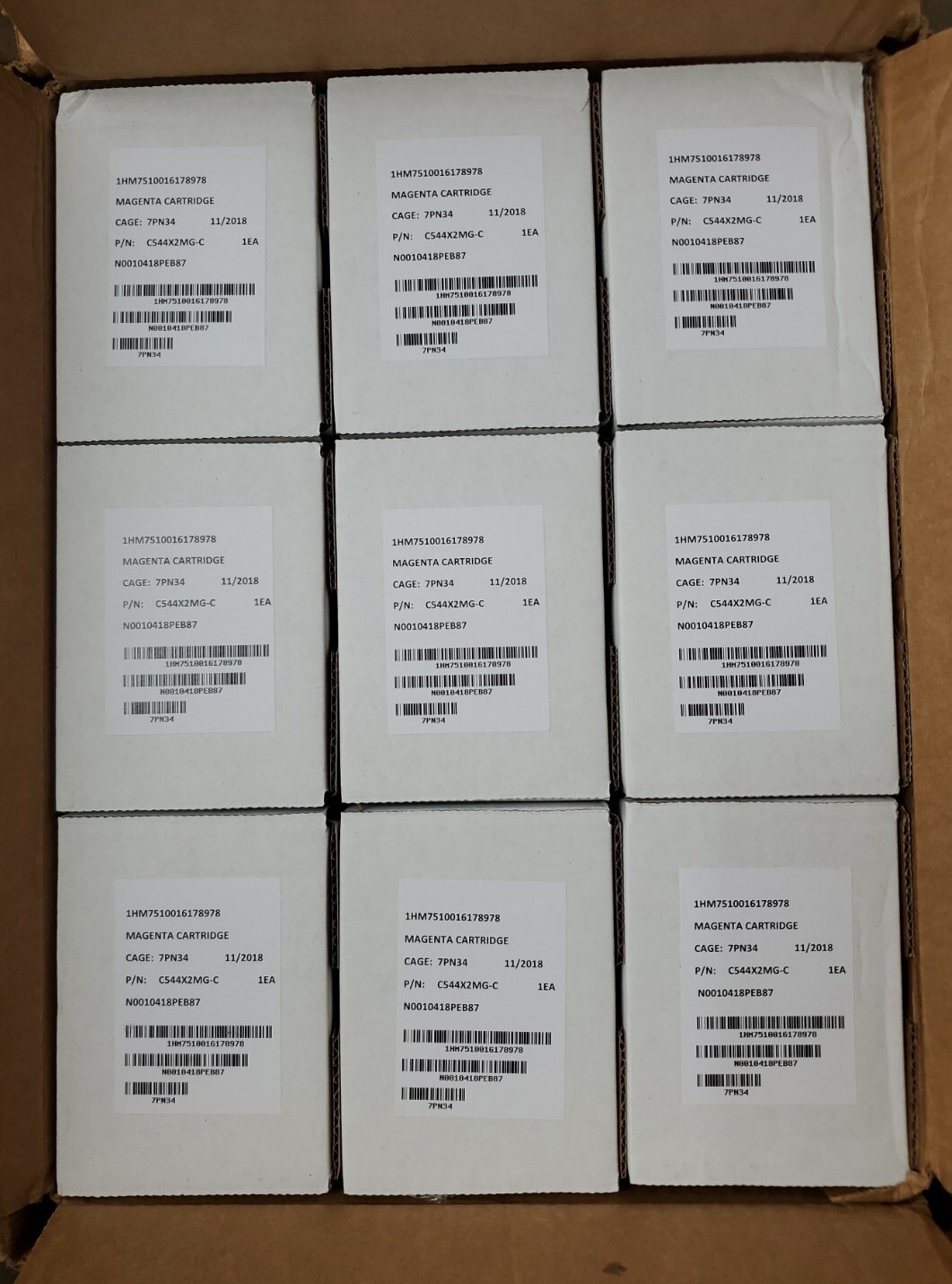 C544X1MG Magenta Toner For Lexmark C544 C544 C544 X544 X544 Case Of 36
