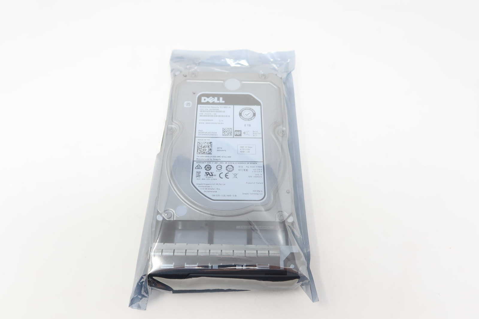 DELL RHVWG 0RHVWG ST6000NM0095 6TB 7200RPM 128MB SAS 12Gb/s 3.5" Hard Drive