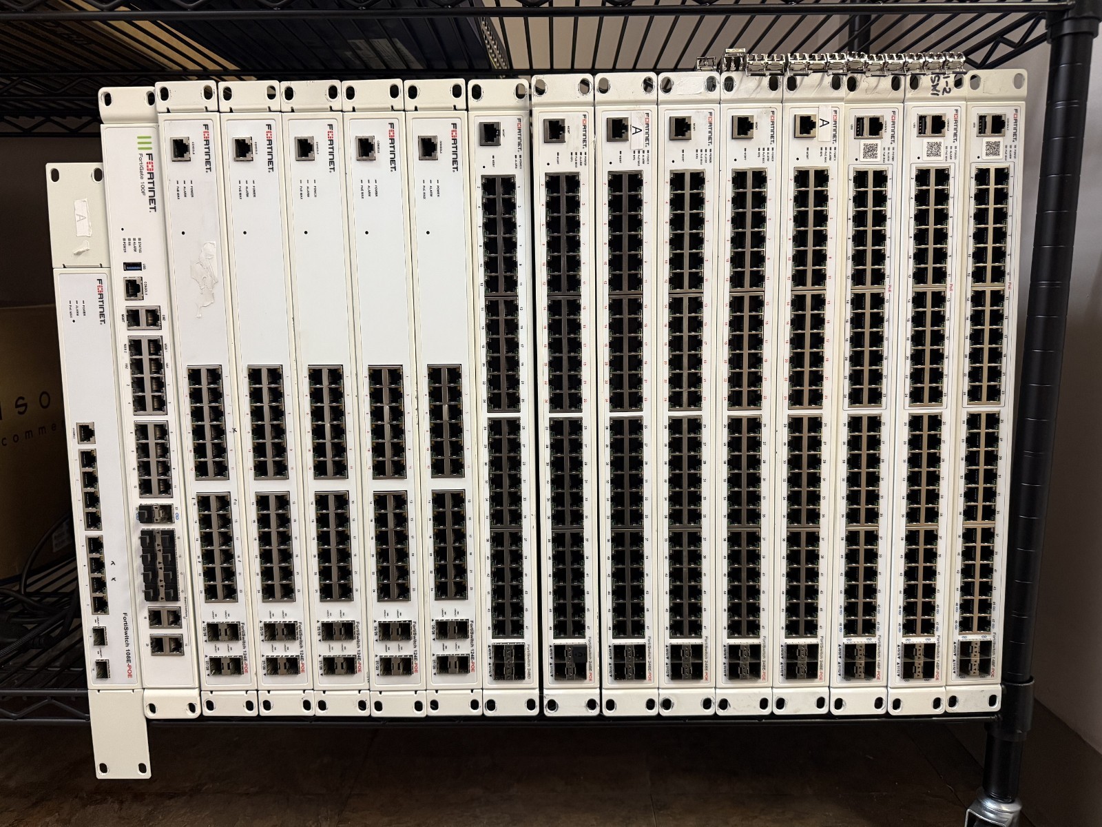 Fortinet FortiSwitch FS-148F-POE - FS-248E-POE - FS-248D 48-Port PoE+ Switches