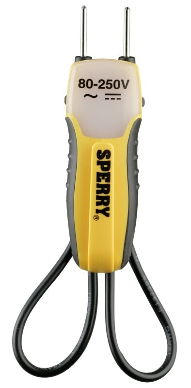 NEW Sperry ET6102 Black/Yellow 80/250V ac/dc Patented Voltage ELECTRICAL Tester 
