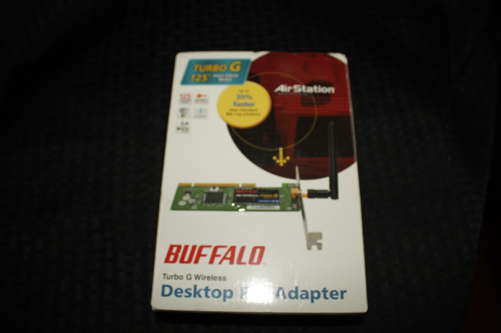 Buffalo AirStation Turbo G Wireless WLI2-PCI-G54S Desktop PCI Card Adapter 