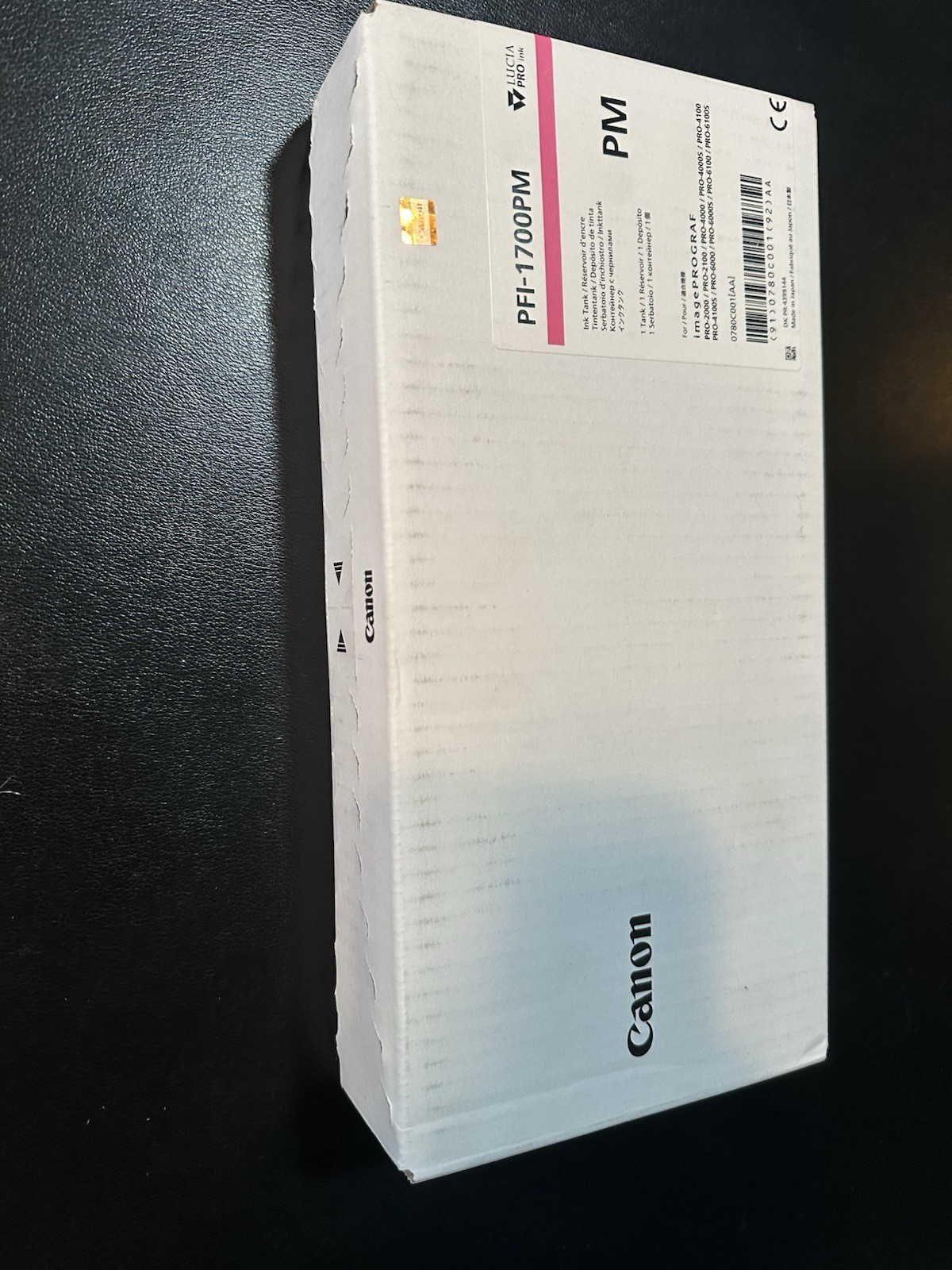 Genuine Canon PFI-1700PM Photo Magenta Ink 700ml PRO-2000/2100/4000/4100