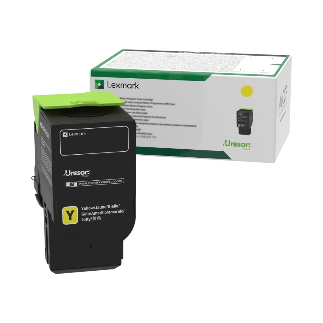 Lexmark 78C1XY0 Laser Toner Cartridge Yellow High Yield 5000 Pages Genuine