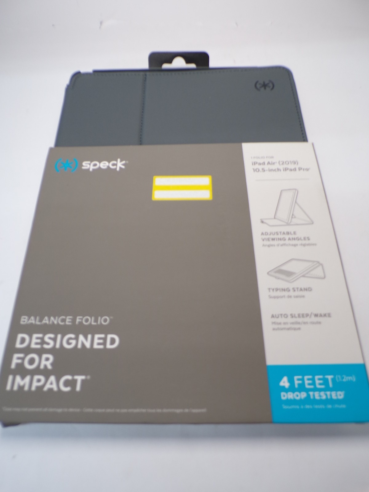 Speck Balance Folio Case Cover for iPad Pro 10.5" and iPad Air (2019) - Gray