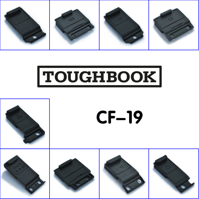 1set New For Panasonic Toughbook CF-19 DC/AC USB VGA COM Lan Ethernet Port Cover